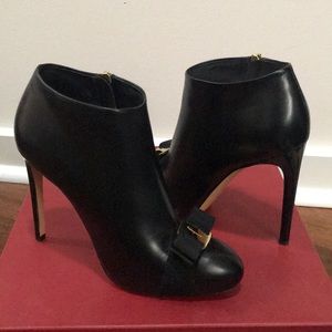 Salvatore Ferragamo “Royal C” booties